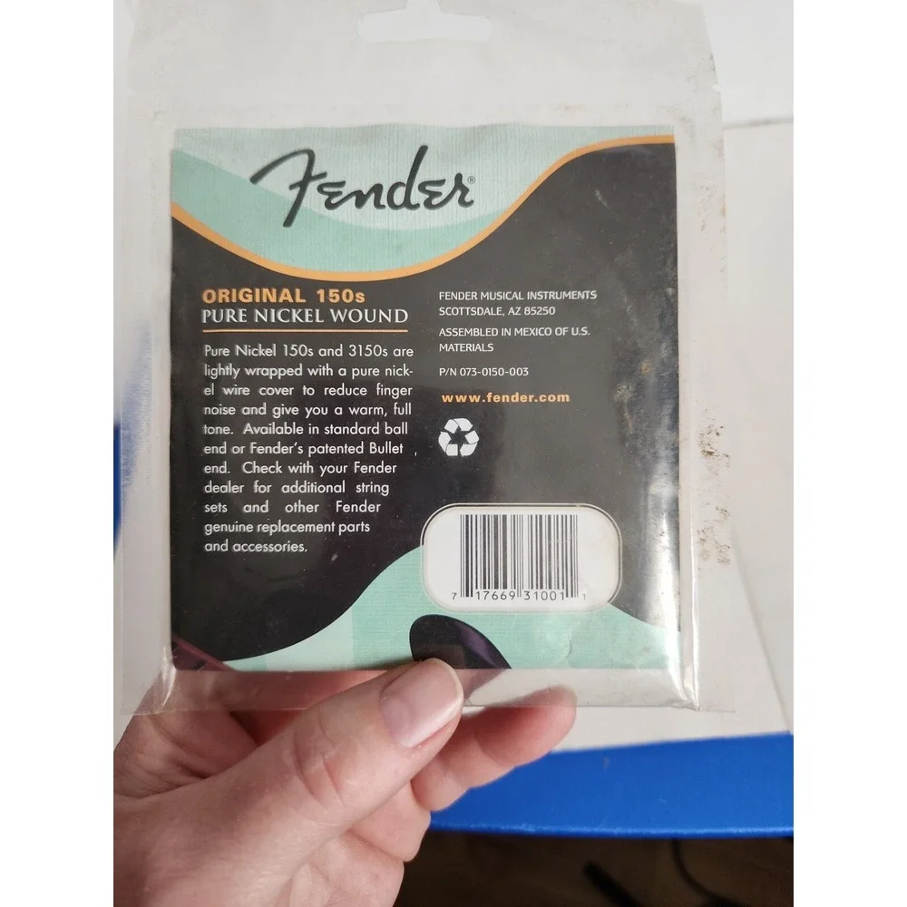 Guitar Strings Fender Original 150's Vintage Pure Nickel Wound, 09-42,